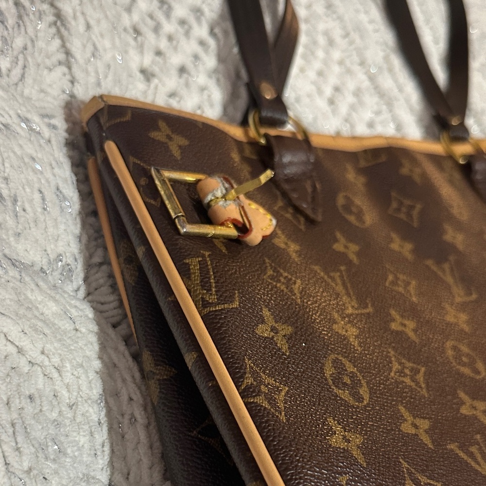 Louis Vuitton Dark Brown Monogram Tote - Picture 7 of 17